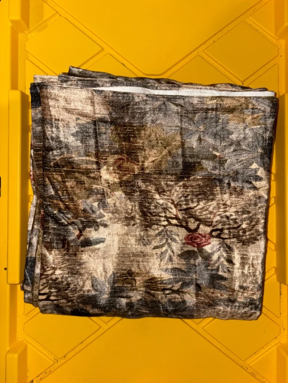 Anthropologie Francois Printed Velvet Curtain